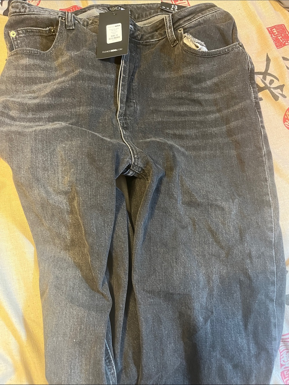 Women's Black Washed Jeans - Fashion Nova